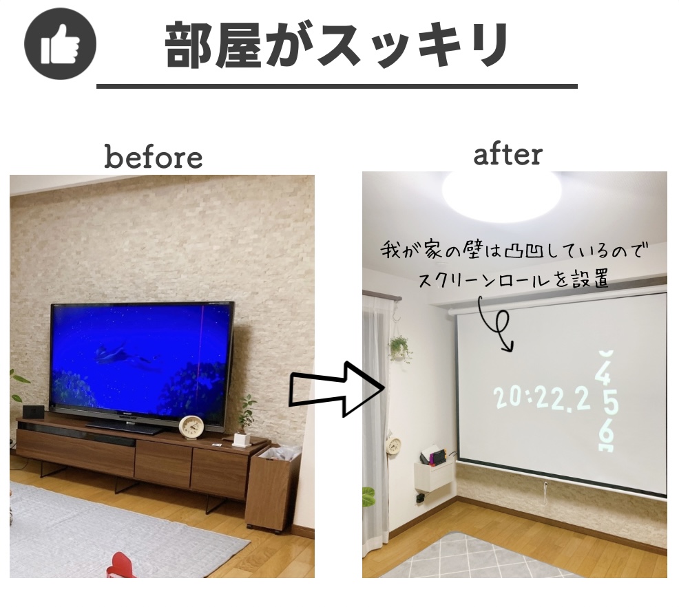 ミニマリスト】テレビの代わりにポップインアラジン2プラス テレビ接続 ...